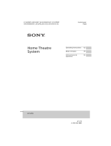Sony HT-XT3 Mode d'emploi