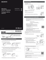 Sony MDR-1RBT Guide de démarrage rapide