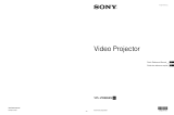 Sony VPL-VW885ES Guide de démarrage rapide