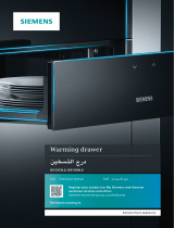 Siemens Warming drawer Manuel utilisateur
