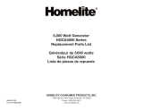 Homelite hgca5000 Le manuel du propriétaire