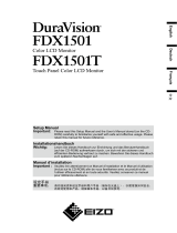 Eizo DURAVISION FDX1501 Le manuel du propriétaire