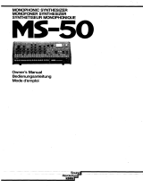 Korg MS-50 Le manuel du propriétaire