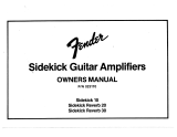 Fender Sidekick 10 Le manuel du propriétaire