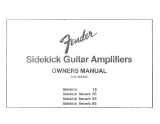Fender Sidekick Reverb 65 Le manuel du propriétaire