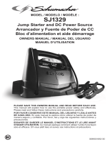 Schumacher SJ1329 600 Peak Amp Jump Starter   Portable Power Le manuel du propriétaire