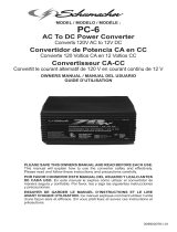 Schumacher PC6 - AC To DC Power Converter Le manuel du propriétaire