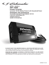 Schumacher PIF-1000 Power Inverter Le manuel du propriétaire