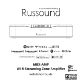 Russound MBX-AMP Wi-Fi Streaming Zone Amplifier Guide d'installation