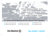 De Dietrich Installation and user’s instruction manual CEB / CES Le manuel du propriétaire