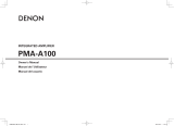 Denon PMA-A100 Le manuel du propriétaire