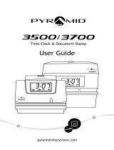 Pyramid Time Systems 3500 Manuel utilisateur