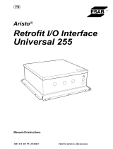 ESAB Aristo® Retrofit I/O Interface Universal 255 Manuel utilisateur