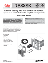 Valor RBWSK Remote Battery & Wall Switch Kit Le manuel du propriétaire