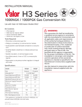 Valor h3 Series Le manuel du propriétaire
