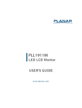 Planar Systems PLL1911M Manuel utilisateur