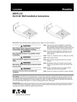 Cooper Lighting ASYX 2 - WM - Wall Mount Guide d'installation