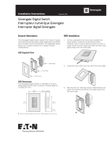 Eaton Greengate Digital Switch, GDS Guide d'installation