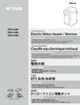 Tiger PDU-A Series Stainless Steel Electric Water Boiler and Warmer Manuel utilisateur