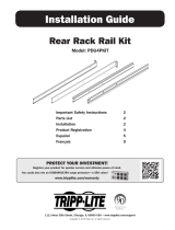 Tripp Lite Rear Rack Rail Kit Guide d'installation