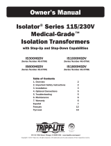 Tripp Lite Isolator® Series 115/230V Medical-Grade™ Isolation Transformers Le manuel du propriétaire