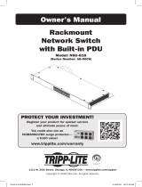 Tripp Lite (Model: NSU-G16) Rackmount Network Switch Le manuel du propriétaire