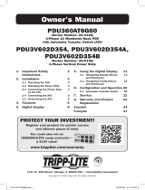 Tripp Lite 3-Phase 1U Monitored Rack PDU Le manuel du propriétaire