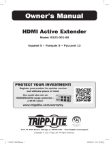Tripp Lite B123-001-60 HDMI Active Extender 933728 Le manuel du propriétaire
