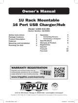 Tripp Lite U280-016-RM 1U Rack Mountable 16 Port USB Charger/Hub Le manuel du propriétaire