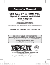Tripp Lite U444-06N-HV4GU & U444-06N-HV4GUB Le manuel du propriétaire