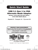 Tripp Lite U444-06N-VGA-AM & U444-06N-VBAM Le manuel du propriétaire