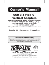 Tripp Lite USB 3.1 Type-C™Vertical Adapters Le manuel du propriétaire