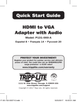 Tripp Lite P131-000-A Guide de démarrage rapide