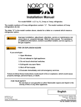 Norcold N300/ N302 Guide d'installation