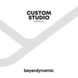 Beyerdynamic CUSTOM STUDIO Manuel utilisateur