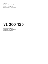 Gaggenau VL 200 120 *only compatible with recirculating blowers* Guide d'installation