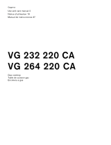 Gaggenau VG232220CA Le manuel du propriétaire
