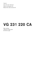 Gaggenau VG231220CA Le manuel du propriétaire