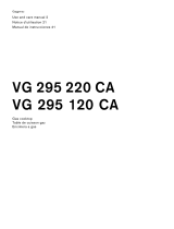 Gaggenau VG 295 Le manuel du propriétaire