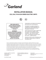 Garland E20 Series Guide d'installation
