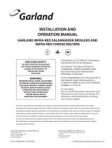 Garland US Range Cuisine Series Heavy Duty Griddle Top Range Owner Instruction Manual