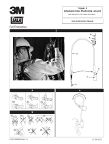 DBI-SALA DBI-SALA® Rope Adjustable Positioning Lanyard, Trigger, 1234084, 1 EA Manuel utilisateur