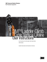3M M400 Ladder Climb Vertical Lifeline System Extended Top Ladder Climb Bracket M400-10 1 EA/Case -- OBSOLETE Mode d'emploi