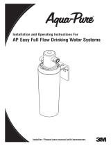 3M Aqua-Pure™ Under Sink Dedicated Faucet Replacement Water Filter Cartridge AP Easy Complete Cooler Mode d'emploi