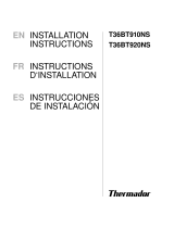 Thermador T36BT910NS Guide d'installation