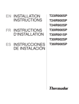 Thermador T30IR902SP Guide d'installation