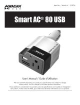 Wagan Smart AC® 80 USB Manuel utilisateur