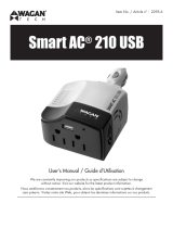Wagan Smart AC® 210 USB Manuel utilisateur