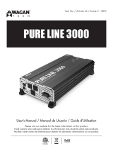 Wagan Pure Line Inverter 3000 Watt Manuel utilisateur