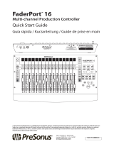 PRESONUS FaderPort 16 Guide de démarrage rapide